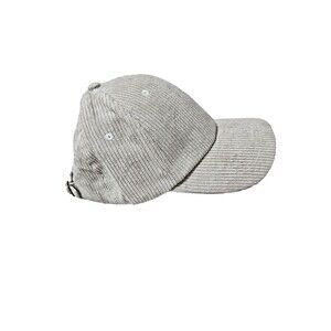 NWT Beige Corduroy Baseball Unisex Adjustable One Size Neutral Casual Soft Hat